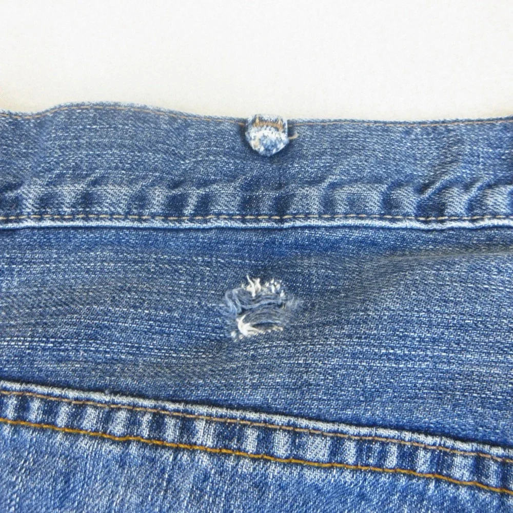 Levis 569 Jeans Mens 38x30 Blue Denim Loose Straight Medium Wash 100% Cotton